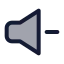 Volumeminus icon with duotone standard style