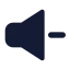 Volumeminus icon with solid standard style