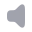 Volumemute icon with bulk rounded style