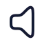 Volumemute icon with stroke rounded style