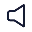 Volumemute icon with stroke standard style