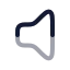 Volumemute icon with twotone rounded style