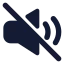 Volumeoff icon with solid standard style