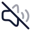 Volumeoff icon with twotone rounded style