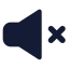 Volumex icon with solid standard style