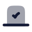 Vote icon with bulk rounded style