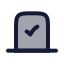 Vote icon with duotone rounded style