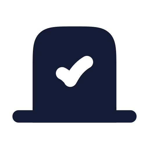 Vote Icon in Solid Rounded style