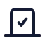 Vote icon with stroke standard style