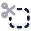 Voucher icon with bulk rounded style