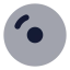 Vynil icon with bulk rounded style