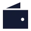 Wallet icon with solid sharp style