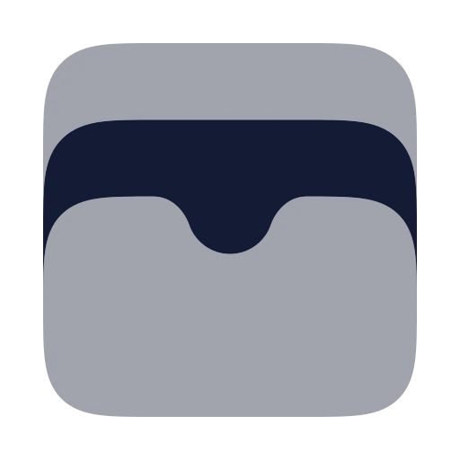 Wallet Cards Icon in Bulk Rounded style