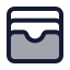 Walletcards icon with duotone standard style