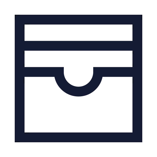 Wallet Cards Icon in Stroke Sharp style