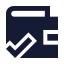 Walletdone icon with solid sharp style