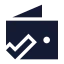 Walletdone icon with solid sharp style