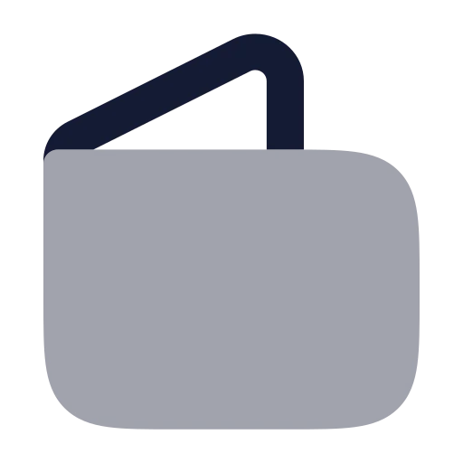 Wallet Minimal Icon in Bulk Rounded style