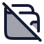 Walletnotfound icon with duotone rounded style