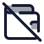 Walletnotfound icon with duotone standard style