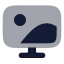 Wallpaper icon with bulk rounded style