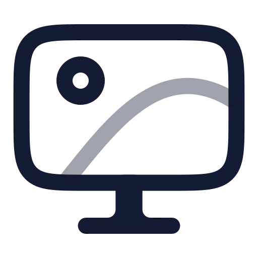 Wallpaper Icon in Twotone Rounded style
