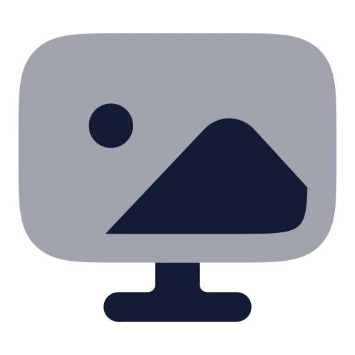 Walpaper Icon in Bulk Rounded style