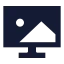 Walpaper icon with solid sharp style