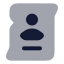 Wanted icon with bulk rounded style
