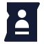 Wanted icon with solid sharp style