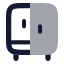 Wardrobe icon with bulk rounded style