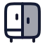 Wardrobe icon with duotone rounded style
