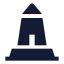 Washingtonmonument icon with solid sharp style