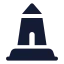 Washingtonmonument icon with solid standard style