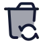 Wasterestore icon with duotone standard style