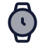 Watch icon with duotone standard style