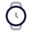 Watch icon with twotone rounded style