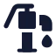 Waterpump icon with solid standard style