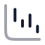 Waterfalldown icon with duotone rounded style