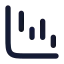 Waterfalldown icon with solid rounded style