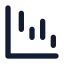 Waterfalldown icon with solid standard style