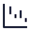Waterfalldown icon with stroke sharp style