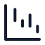 Waterfalldown icon with stroke standard style