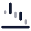 Waterfalldown icon with bulk rounded style