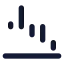 Waterfalldown icon with solid rounded style
