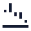 Waterfalldown icon with solid sharp style