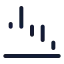 Waterfalldown icon with stroke rounded style