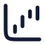 Waterfallup icon with solid rounded style