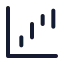 Waterfallup icon with stroke standard style