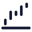 Waterfallup icon with solid standard style